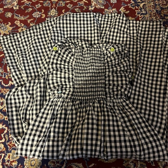 TACH Betsy Strapless Gingham Dress - Picture 6 of 7